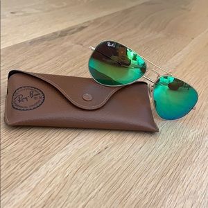 Gently used Authentic Ray Ban Aviators